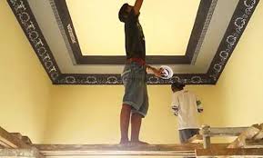 Tampilan tersebut bisa kamu dapatkan dengan memasang serangkaian balok dekoratif dengan pola dan ukuran yang sama. Desain Pola Plafon Langit Rumah Jasa Pasang Plafon Rumah