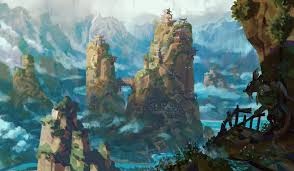 Artstation Year Of The Rat Chinese New Year Mike Azevedo In 2020 Fantasy Art Landscapes Environment Concept Art Fantasy Setting