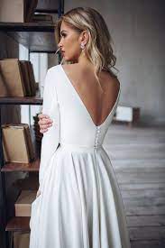 Pin By Emilie Grmt On Mariage In 2021 Etsy Wedding Dress Minimalist Dresses Wedding Dress Trends