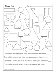 1st Grade Geometry Worksheets For Students Geometry Worksheets Shapes Lessons Math Geometry