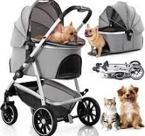 Amazon.com: Kenyone Cochecito para mascotas 3 en 1 para ...