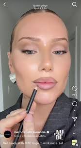 Has anyone tried MAC's new lipliner in Greige? It has a green tone to it,  I'm curious if it'll look nice and natural