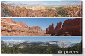 On sundays, its sister paper bild am sonntag. Leinwandbild Usa Westkuste Nationalparks Landschaft Collage Pixers Wir Leben Um Zu Verandern