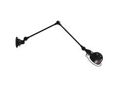 2609053 / ajh147 configured select and link, the ability to rotate each individual branch of the lamp and the tilt of the ceiling. Wall Light 2 Arms Black Mat Si331 Signal L60cm Jielde Nedgis Lighting