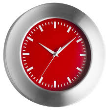 Furniture:grand furniture sale furniture sofas beds dining sets wardrobes mattresses tv units tables chairs shelves bean bags office chairs computer table office tables red sofa wakefit beds white sofa wakefit. Buy Tfa Aluminum Wall Clock Red Dial 30cm Online Oh Clocks