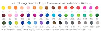 38 Matter Of Fact Ecoline Color Chart