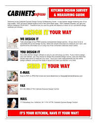 Plan or design your dream kitchen with our online kitchen planner tool. Kitchen Design Survey Measuring Guide It S Your