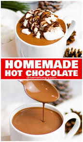 Rich Creamy Homemade Hot Chocolate Recipe In 2020 Homemade Hot Chocolate Hot Cocoa Recipe Cocoa Recipes