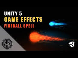 Unity 5 Game Effects Vfx Fireball Spell Projectile Youtube Unity Unity Tutorials Game Effect