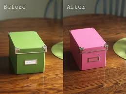 Spray Painting Ikea Kassett Boxes Ikea Hackers Ikea Kassett Ikea Boxes Spray Painting