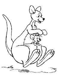 Kangaroo Coloring Pages For Kids Preschool And Kindergarten Animal Coloring Pages Disney Coloring Pages Kids Printable Coloring Pages