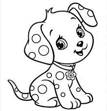Coloring Pictures Of Cute Dogs Easily Puppy Coloring Pages Cute Dog Drawing Dog Coloring Page