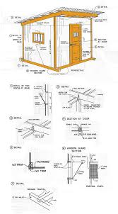10 12 Lean To Storage Shed Plans How To Construct A Slant Roof Shed Storage Shed Plans Shed Blueprints 10x12 Shed Plans