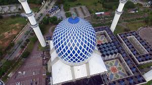Masjid sultan ahmed, istanbul, turkey, 1616. Masjid Shah Alam Mosque Aerial View Youtube