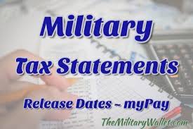 2018 Military Tax Forms Release Schedule Download W 2