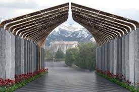 Gapura (pintu gerbang) perumahan pondok pinang. Karya Arsitek Ini Lebih Dari Sekadar Gerbang Perumahan