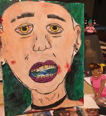 Celebration!! 36 by 48 stretched canvas Created by Rebecca Both available 