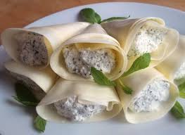 Nadugi With Mint Wrapped In Sulguni Georgian Cuisine Wikipedia Georgian Cuisine Georgian Food Georgia Food