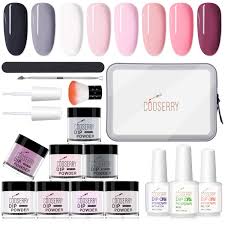 Check spelling or type a new query. Amazon Com Cooserry Dipping Powder Nail Set 8 Colors Nail Dip Powder Kit For Starter With Dipping Powder System Includes Base Coat Activator And Top Coat Plus Manicure Tools Kit Apply