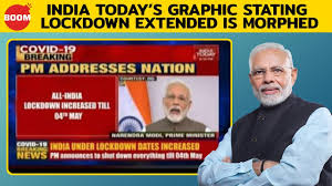 India today youtube channel offers latest news videos on politics, business, cricket, bollywood, life. India Today S Graphic Stating Lockdown Extended Is Morphed