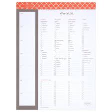 Amazon Com Mead Organizher Magnetic Shopping List 10 X 7 3 8 75 Sheets Groceries List Wun20238 Office Prod Buttered Vegetables Grocery Mead Planners