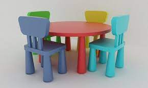 I Love The Primary Colors For Baby Kids Room B Needs Thus In His Playroom Ikea Kids Table And Chairs Ikea Kids Table Kids Table And Chairs