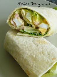 Wraps Aux Oeufs Durs Et Jambon Peches Mignons Recettes De Cuisine Recette Wrap Jambon Recette Wrap