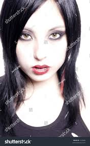 Sexy Goth Asian Girl Stock Photo 3147809