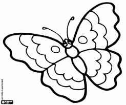 Dibujo Para Colorear Mariposa