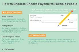 I have an insurance check made out to me, my spouse and quicken loans, and i need to get it endorsed so i can reimburse myself after i pay the fencing contractor. How To Endorse And Write Checks To Multiple People