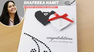 I am so happy to see both of you exchanging vows. A Beautiful Anniversary Card Idea How To Make Anniversary Card At Home Youtube