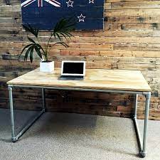 The extra long 2 foot wide needlework table project Diy Plywood Desk With Pipe Frame Plans To Build Your Own Simplified Building