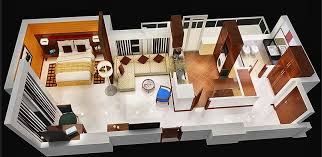 Small Apartment Plans And 3d Design For many people, small apartment living is an interesting, dreamy concept.