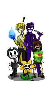 Yes This Is The Best Crossover Cartoon Crossovers Anime Fnaf Bendy And The Ink Machine