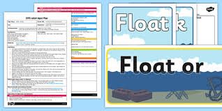 floating & sinking experiment eyfs