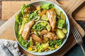 Filet De Poulet Et Salade De Pommes De Terre Salade Voedsel Ideeen Koken