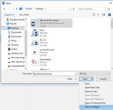 Microsoft Word 2010, 2013 - Methods To Repair Corrupt Word Document