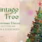 Vintage Ceramic Tree--Christmas Edition