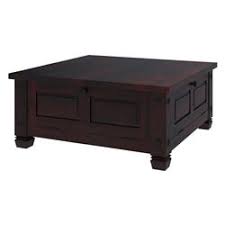Russet Solid Wood 4 Doors Square Rustic Coffee Table With Storage Coffee Table With Storage Rustic Oak Coffee Table Coffee Table Wood