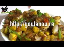 Camarons A L Ananas Par Christian Antou Youtube Recette Zarzuela Recette Reunionnaise Cuisine Reunionnaise