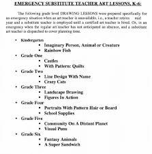 Art And Music Sub Plan Ideas Teach Junkie The main audience of the plans is those who will be taking care of the studies for montessori.