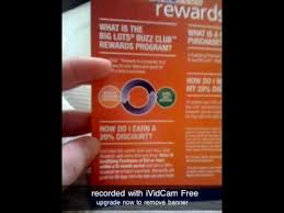 Provided by comenity, to those with good credit scores (of at least 650). Buzz Club Rewards Card From Big Lots Youtube