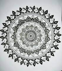 Mangala art. Using the black gel pen. #mandala #mandalaart #artislife |  Mandala art, Gel pens, Mandala