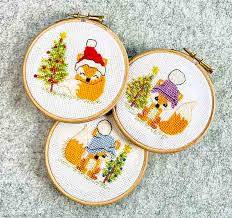 They also have a great message board in which you will get replies in record time. Kit Or Chart Christmas Fox Cards And Ornaments Cross Stitch 3 Modern Cute Easy Designs Fun Xmas Craft Cross Stitch Patterns Also Available As A Pdf Download
