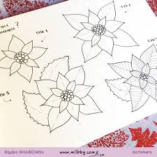 La flor de pascua es uno de los símbolos del invierno y de la navidad. Tutorial Aprende A Dibujar Flores De Pascua Manualidades