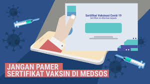 Faktanya, tidak ada imbauan dari pemerintah untuk mencetak sertifikat vaksin dalam bentuk fisik kartu. Infografis Jangan Pamer Sertifikat Vaksin Di Media Sosial Ini Alasannya Youtube