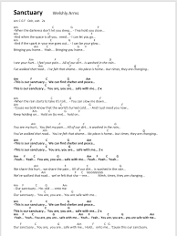 Sanctuary Songtext Und Chords Gitarrenlieder Ukulele Lieder Gitarre Lieder