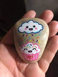 Cute And Creative Rock Painting Ideas Cake Tag Rock Painting Ideas Easy Rock Painting Ideas F Rock Painting Designs Painted Rocks Rock Painting Ideas Easy