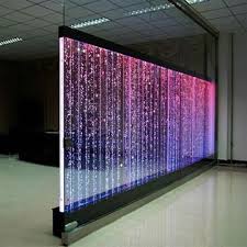 Waterfall Style Led Wall Screen On Global Sources Large Wall Lighting Bubble Lights Water Feature Wall
