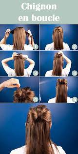 Tutoriel Coiffure Facile Le Chignon En Boucle Bun Tutorial Bow Bun Hair Styles